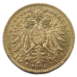 10 Koruna 1905, F.J.I.