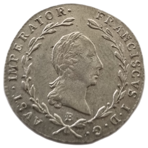 5 Krejcar 1820 B, František II.