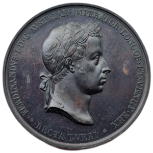 Medaile 1838, korunovace Ferdinand V.