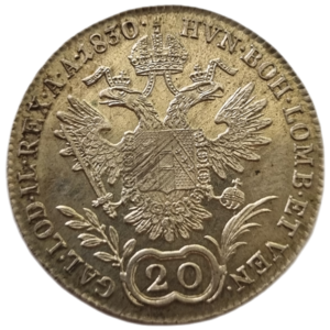 20 Krejcar 1830 A, František II.