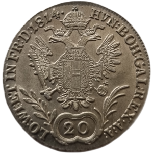 20 Krejcar 1814 G, František II.
