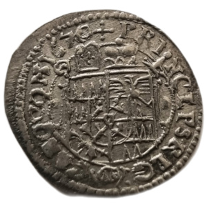 3 Krejcar 1670, Karel II. Liechttenstein, Arc. Olomouc