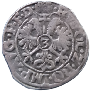 3 Krejcar 1590, Rudolf II.