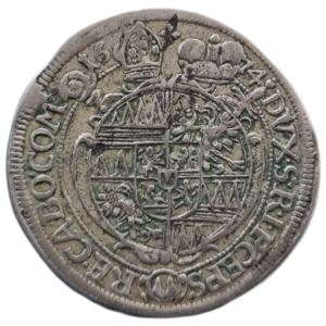 6 Krejcar 1674, Karel II. Liechtenstein, Arc. Olomouc