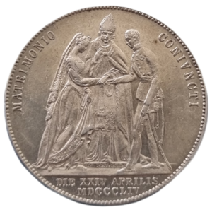 1 Zlatník 1854 A, Svatba F.J.I. a Alžběty
