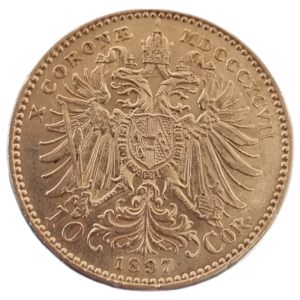 10 Koruna 1897 bz, František Josef I.