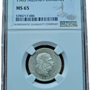 1 Koruna 1903, MS65, TOPPOP, František Josef I.
