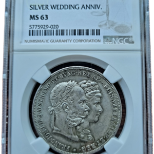 2 Zlatník 1989, MS63, Stříbrná svatba F.J.I. a Alžběty