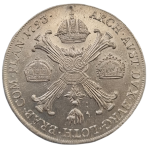 Tolar Křížový 1793 B, František II.