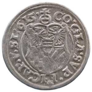 3 Krejcar 1615, Olešnice, Karel II.