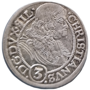 3 Krejcar 1670 CB, Lehnice - Břeh, Christian