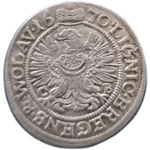 3 Krejcar 1670 CB, Lehnice - Břeh, Christian