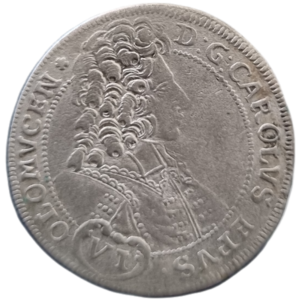 6 Krejcar 1708, Karel III. Lorinský , Arbiskupství Olomouc