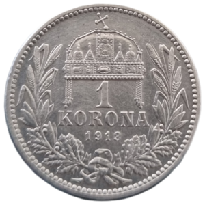 1 Koruna 1913 K.b. František Josef I.