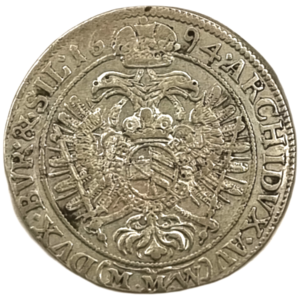 15 Krejcar 1694 , Breslau , Leopold I.