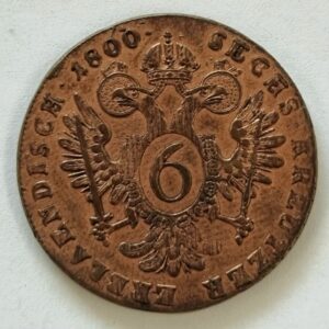 6 Krejcar 1800 F, František II. (I.)