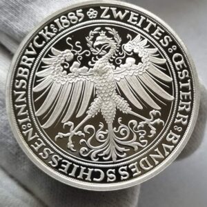 Medaile -Střelecká cena ke druhé spolkové střelbě v Innsbrucku 1885