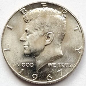 1/2 Dolar 1967, Kennedy half Dollar