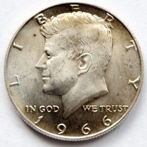 1/2 Dolar 1966, Kennedy half Dollar