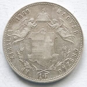 1 Zlatník 1869 G.Y.F. František Josef I.