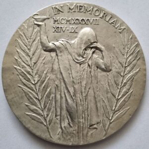 Medaile T.G.M. úmrtní 80mm