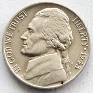 5 cent 1943 P , Thomas Jefferson