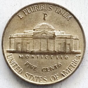 5 cent 1943 P , Thomas Jefferson