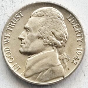 5 cent 1942 P , Thomas Jefferson