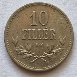 10 Fillér 1916 K.b. František Josef I.