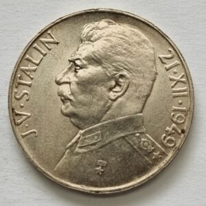 100 Koruna 1949 , 70. výročí narození J.V. Stalina .
