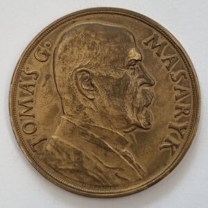 Bronzová medaile 1935 T.G.M. k 85. narozeninám , 50mm