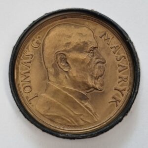 Bronzová medaile 1935 T.G.M. narozeninová , 50mm - Etui.