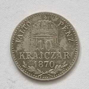 Stříbrný 10 Krejcar 1870 k.b. František Josef I.