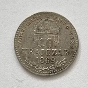 Stříbrný 10 Krejcar 1869 k.b. František Josef I.