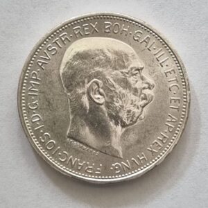 Stříbrná 2 koruna 1912 b.z. František Josef I.