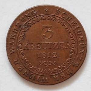 3 Krejcar 1812 B, František II. (I).