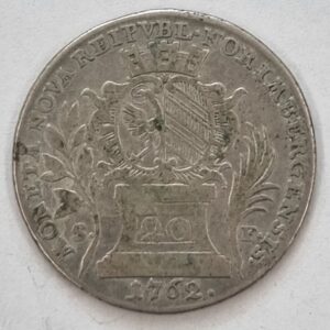 Stříbrný 20 Krejcar 1762 S.F., František Štěpán Lotrinský.