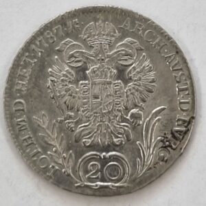Stříbrný 20 Krejcar 1787 B, Josef II.