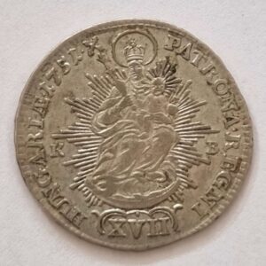 Stříbrný 17 Krejcar 1751 K.b, Marie Terezie.