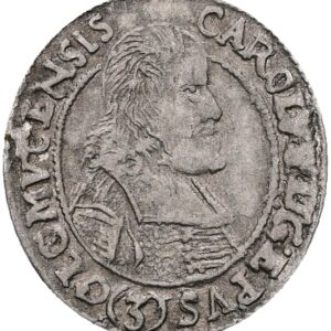3 Krejcar 1669, Karel II. Liechttenstein, Arc. Olomouc