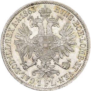 1 Zlatník 1863 A, František Josef I.