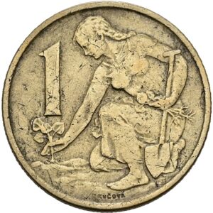 1 koruna 1958