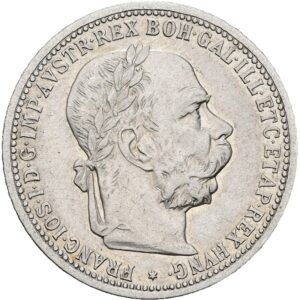 1 koruna 1901 bz, František Josef I.