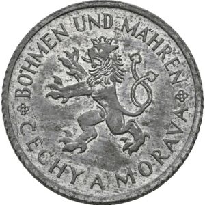 1koruna 1942 - Protektorát Čechy a Morava