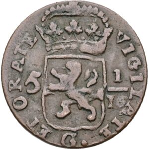 1Duit Batavia 1805, Batávská Republika.