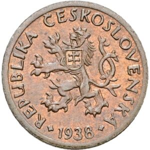 5 Haléř 1938