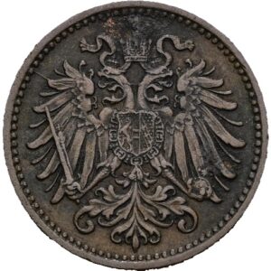 1 haléř 1895, František Josef I.