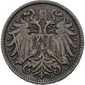 2 haléř 1896, František Josef I.