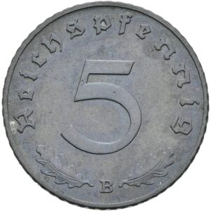 5 Reichspfennig 1942 B