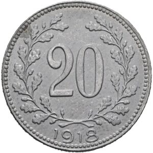20 haléř 1918, Karel I.